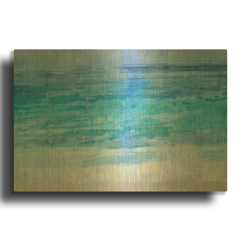 'Evening Tide' By Marta Wiley Gold Metal Wall Art