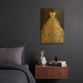 'Butterfly Dress' By Marta Wiley Gold Metal Wall Art
