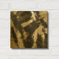 'Abstract 2' By Marta Wiley Gold Metal Wall Art