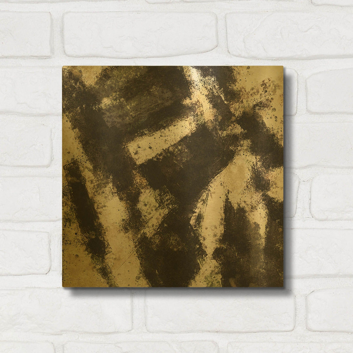 'Abstract 2' By Marta Wiley Gold Metal Wall Art