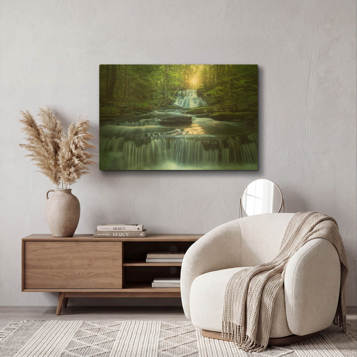 'Sublime' By Patrick Zephyr Gold Metal Wall Art