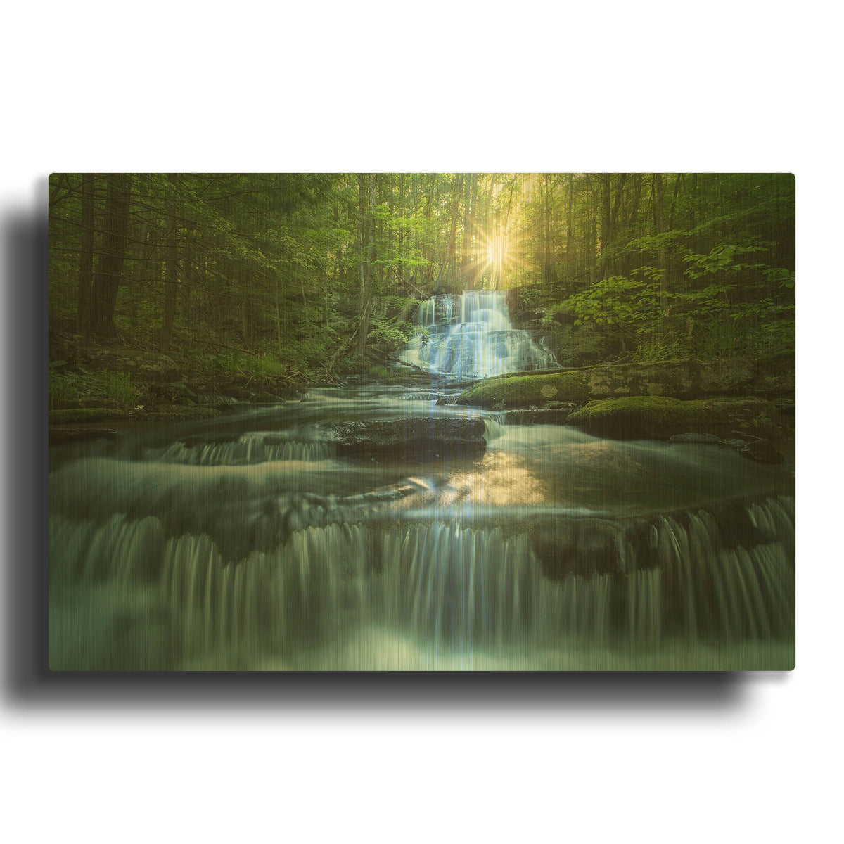 'Sublime' By Patrick Zephyr Gold Metal Wall Art