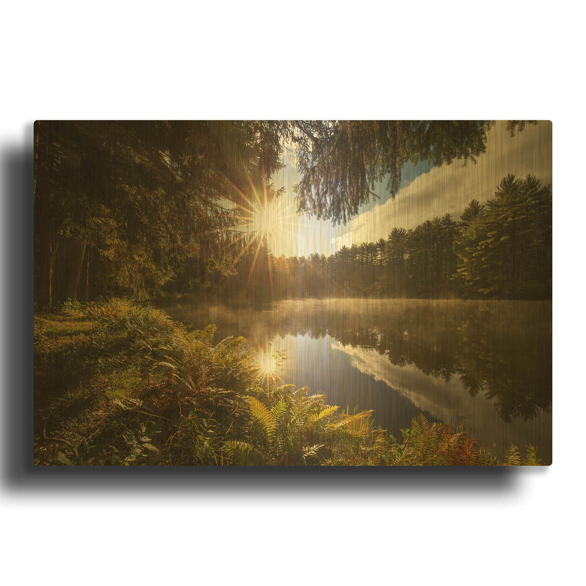 'Sunstars' By Patrick Zephyr Gold Metal Wall Art