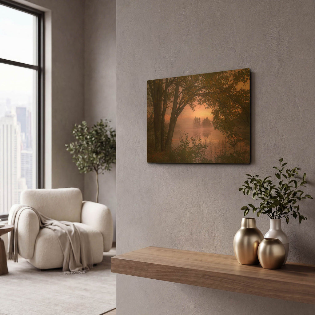 'Framed' By Patrick Zephyr Gold Metal Wall Art