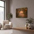 'Framed' By Patrick Zephyr Gold Metal Wall Art