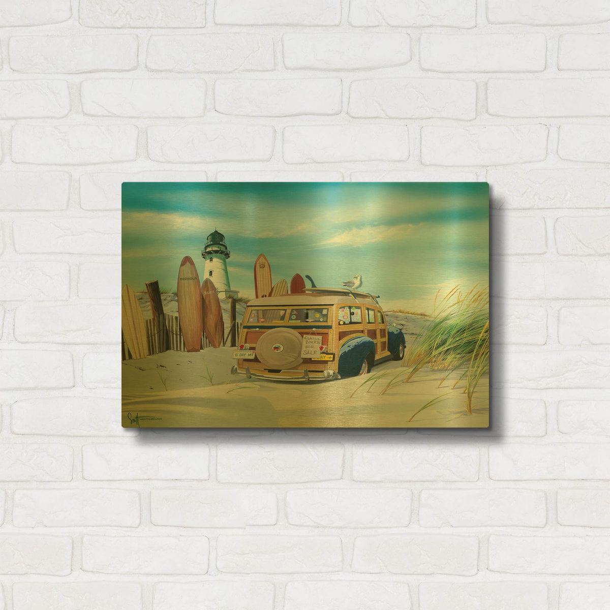 'Gday Mate' By Scott Westmoreland Gold Metal Wall Art
