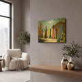 'Surf Shack' By Scott Westmoreland Gold Metal Wall Art