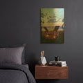 'Two If By Sea' By Scott Westmoreland Gold Metal Wall Art