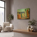 'Warm Weather Gear' By Scott Westmoreland Gold Metal Wall Art