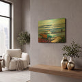 'Surf City' By Scott Westmoreland Gold Metal Wall Art