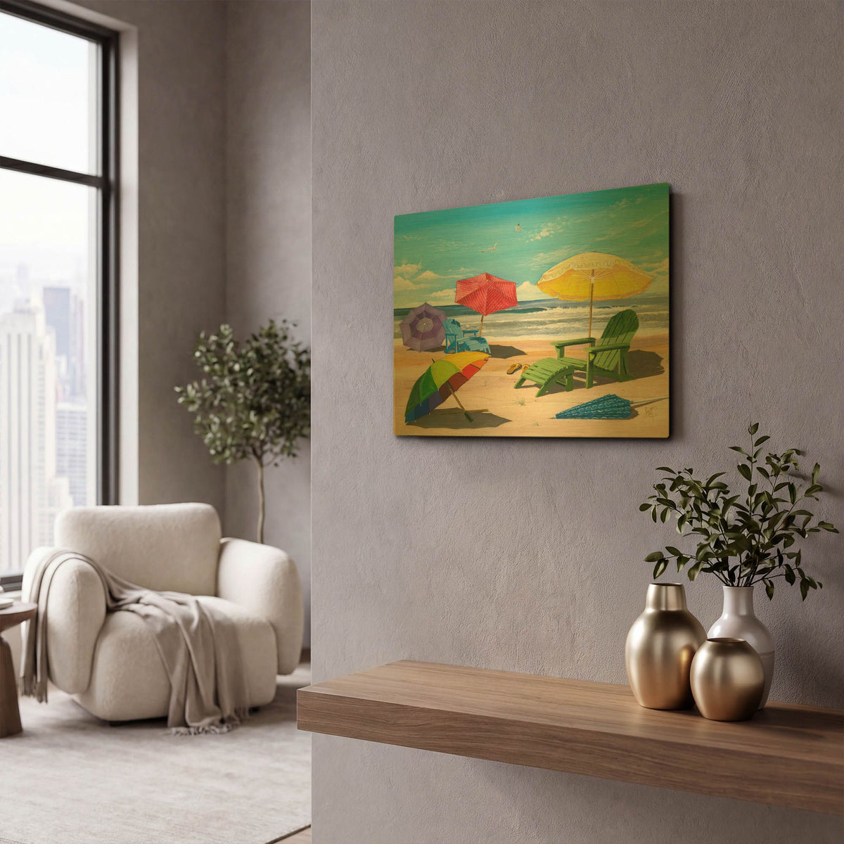 'Sun Screen' By Scott Westmoreland Gold Metal Wall Art
