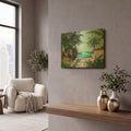 'Pathway To Paradise' By Scott Westmoreland Gold Metal Wall Art