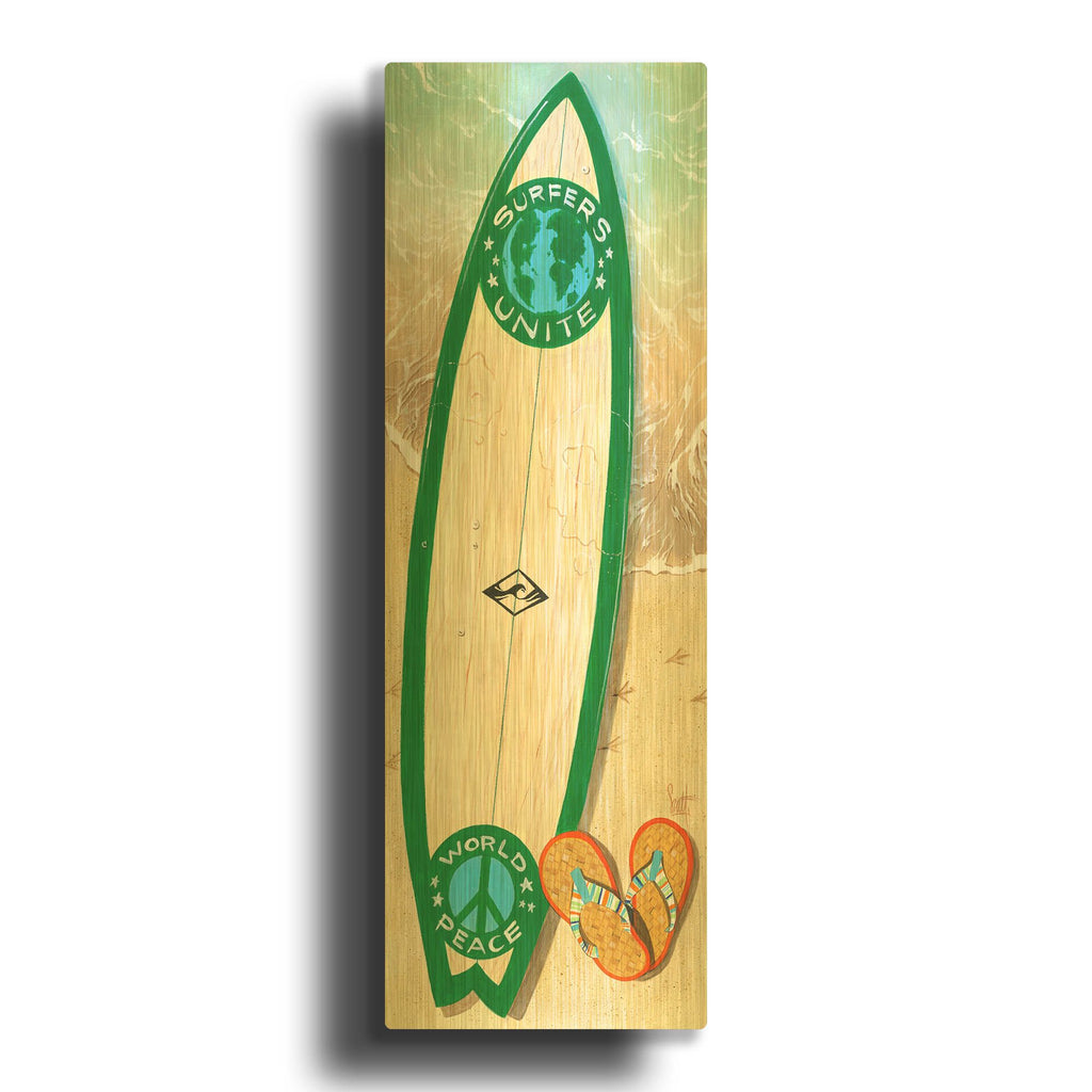'Peace Pilgrim' By Scott Westmoreland Gold Metal Wall Art