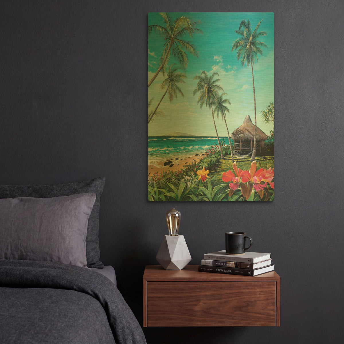 'Maui Morning' By Scott Westmoreland Gold Metal Wall Art