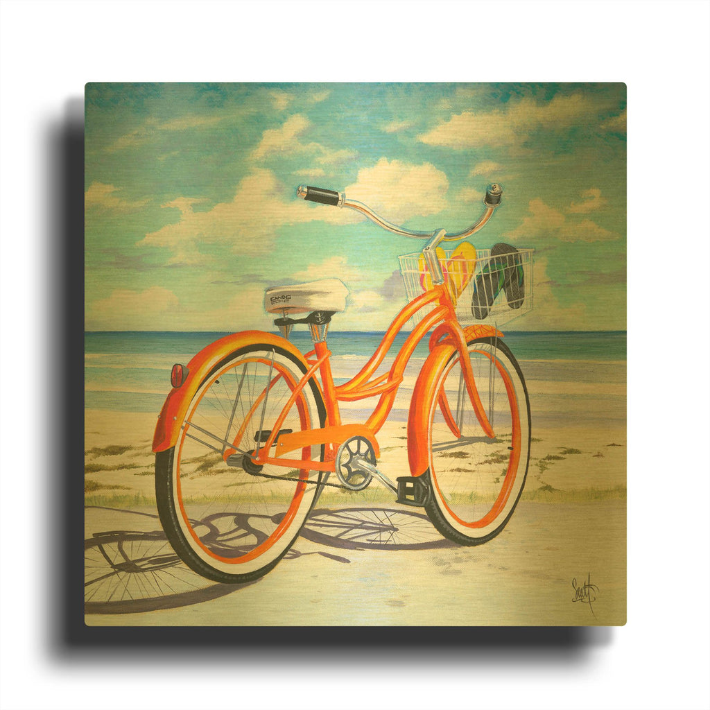 'My Orange Pride' By Scott Westmoreland Gold Metal Wall Art