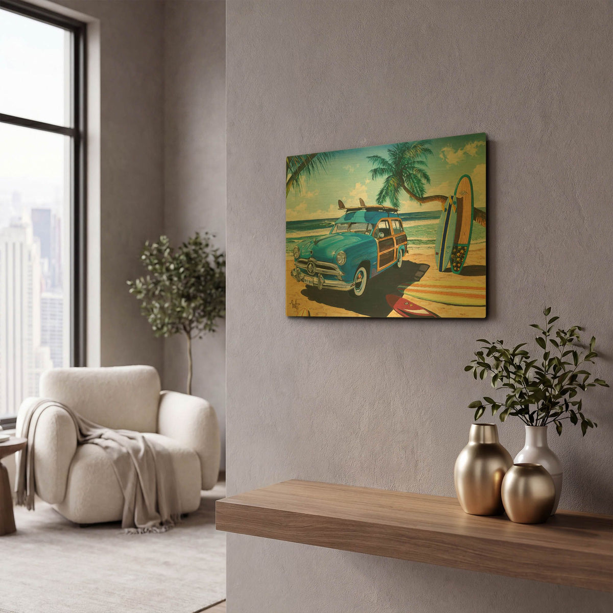 'Old Friends' By Scott Westmoreland Gold Metal Wall Art