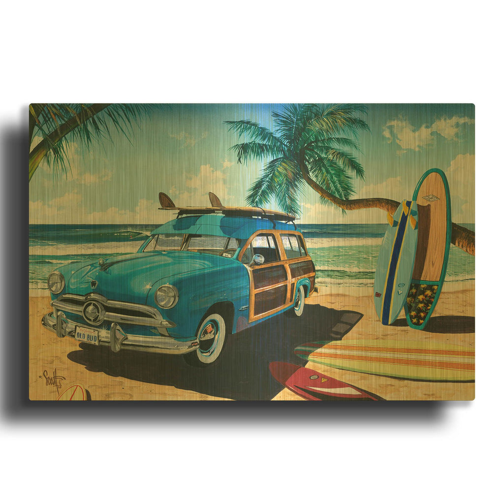 'Old Friends' By Scott Westmoreland Gold Metal Wall Art