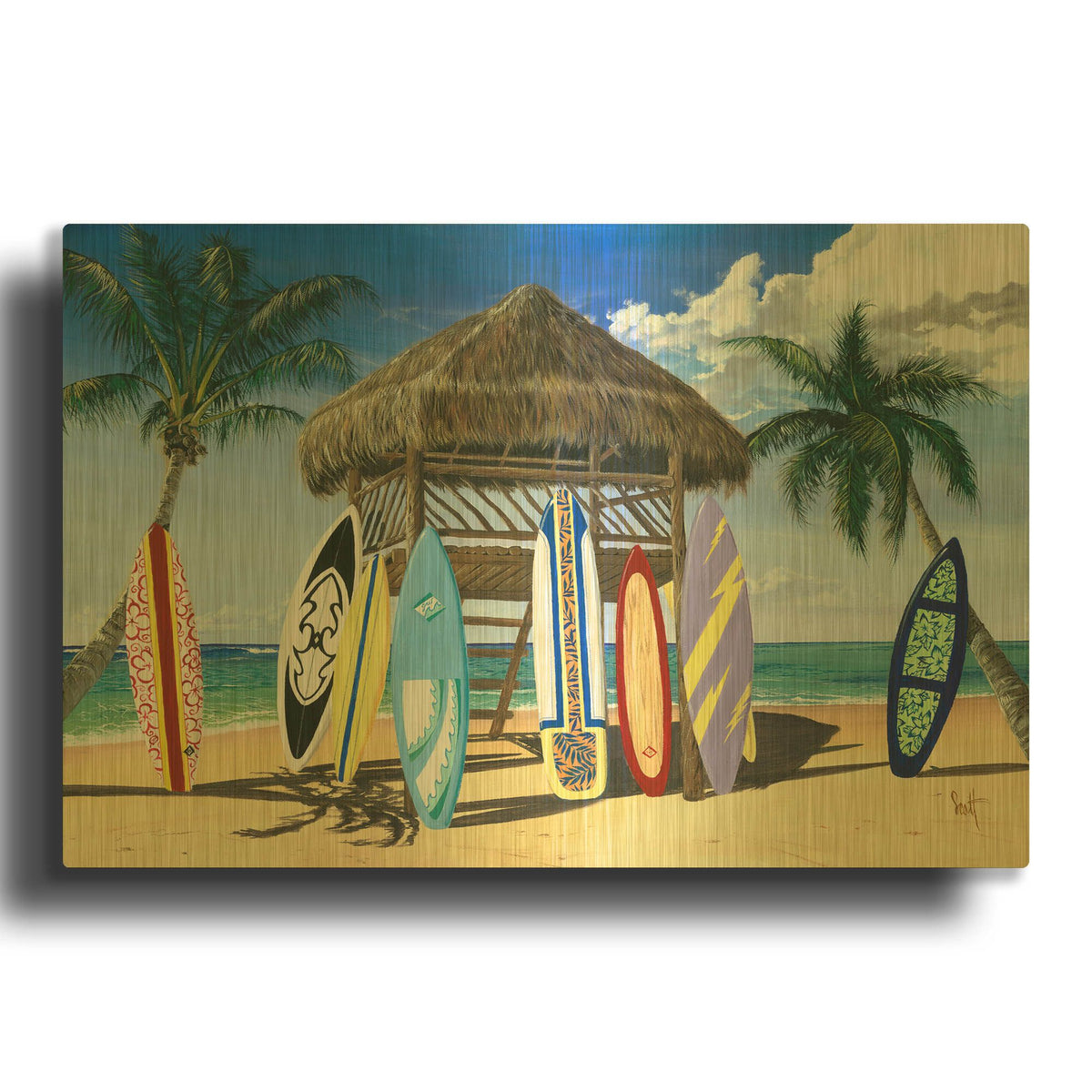 'Our Gang' By Scott Westmoreland Gold Metal Wall Art