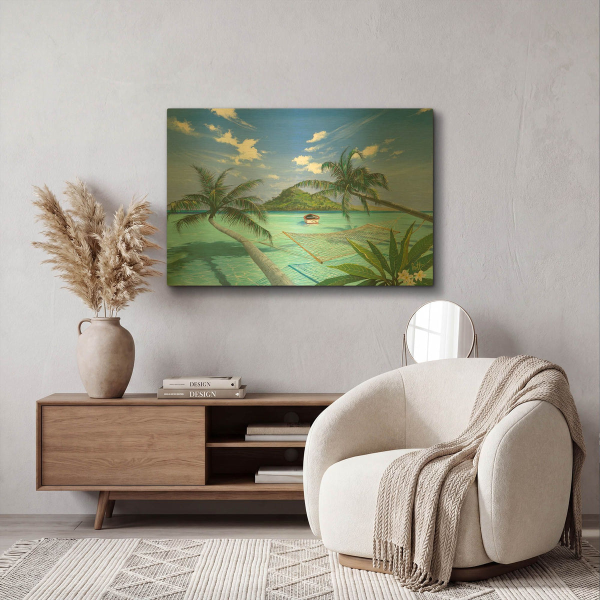 'Furlough Day' By Scott Westmoreland Gold Metal Wall Art
