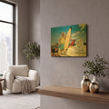 'Hot Dawg' By Scott Westmoreland Gold Metal Wall Art