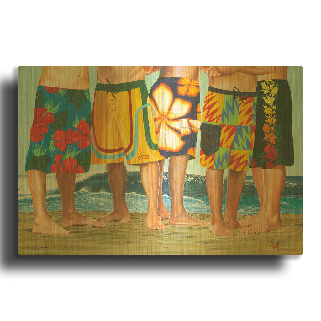 'Casual Friday' By Scott Westmoreland Gold Metal Wall Art