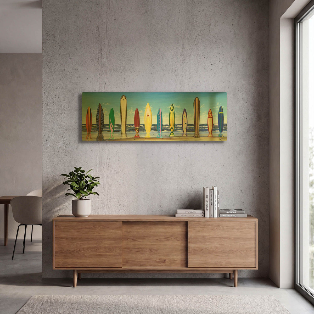 'Board Stiff' By Scott Westmoreland Gold Metal Wall Art