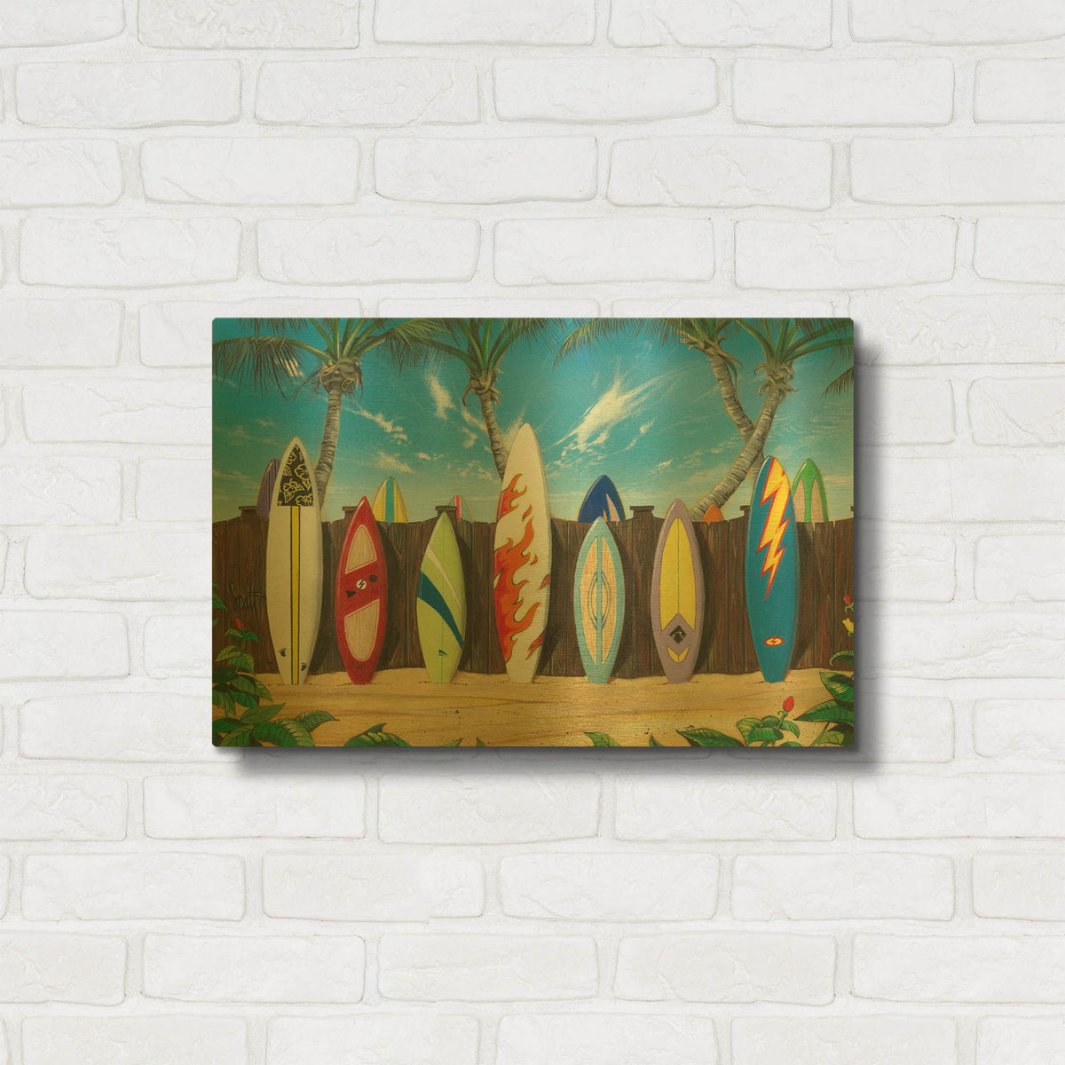'Back To Back Champions' By Scott Westmoreland Gold Metal Wall Art