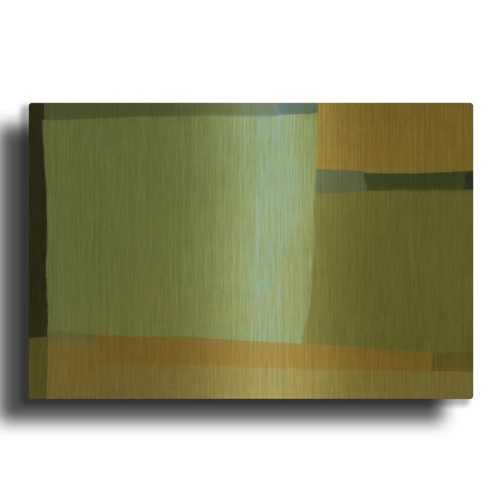 'Loretta’s View 4' By Tamar Zinna Gold Metal Wall Art