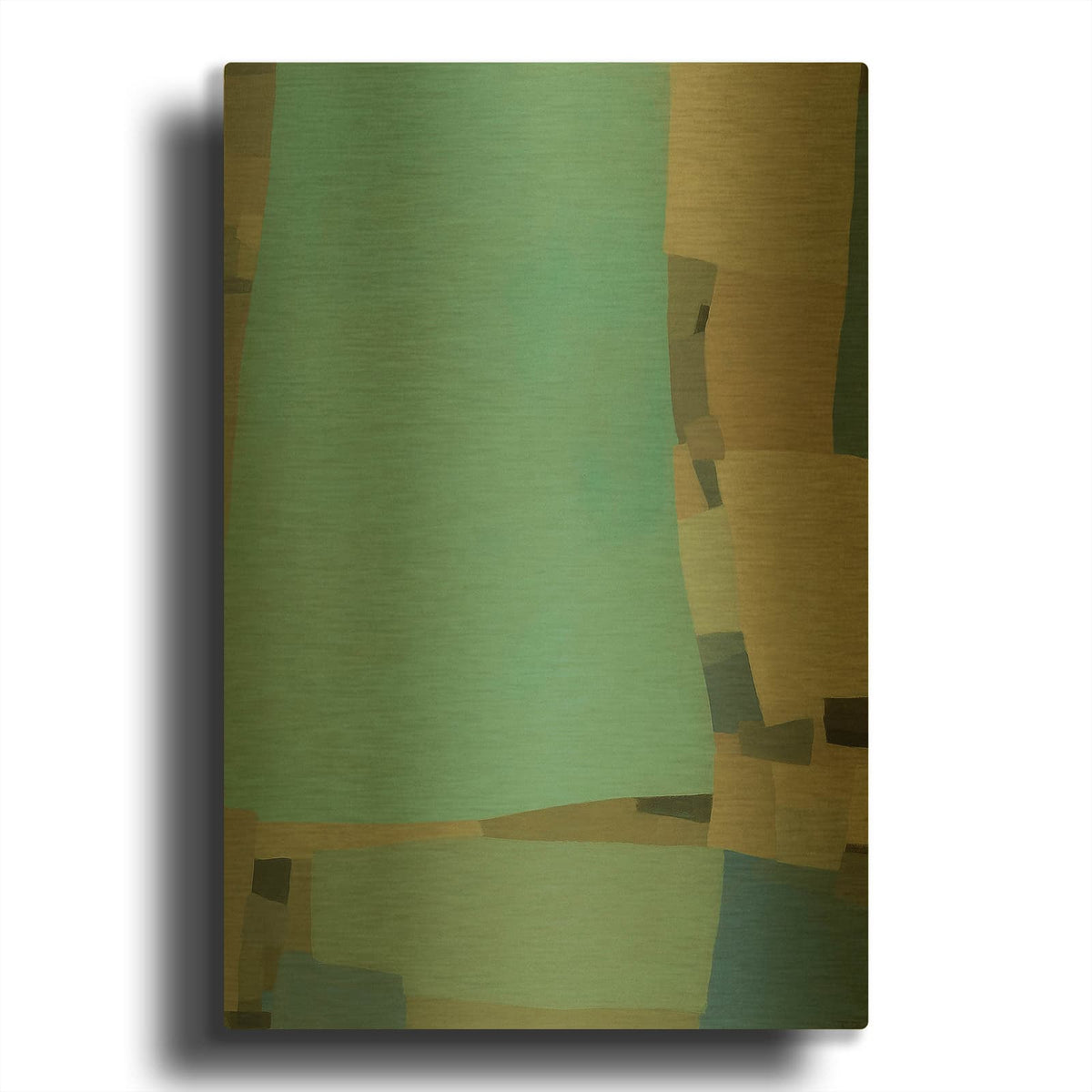 'Arabesque 7' By Tamar Zinna Gold Metal Wall Art