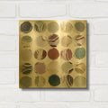 'Talking Over Me' By Lisa Zinna Gold Metal Wall Art