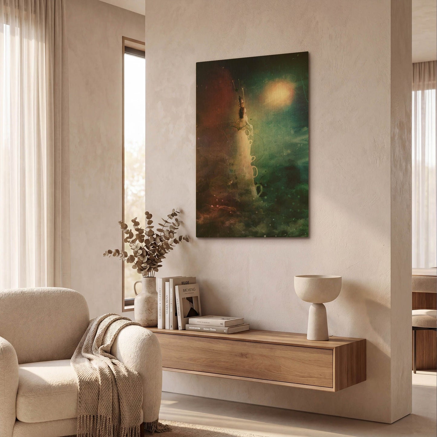 'Ad Infinitum' By Mario Sanchez Nevado Gold Metal Wall Art