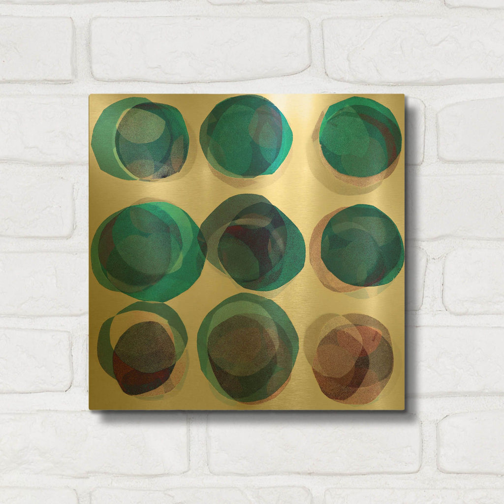 'Fearless' By Lisa Zinna Gold Metal Wall Art