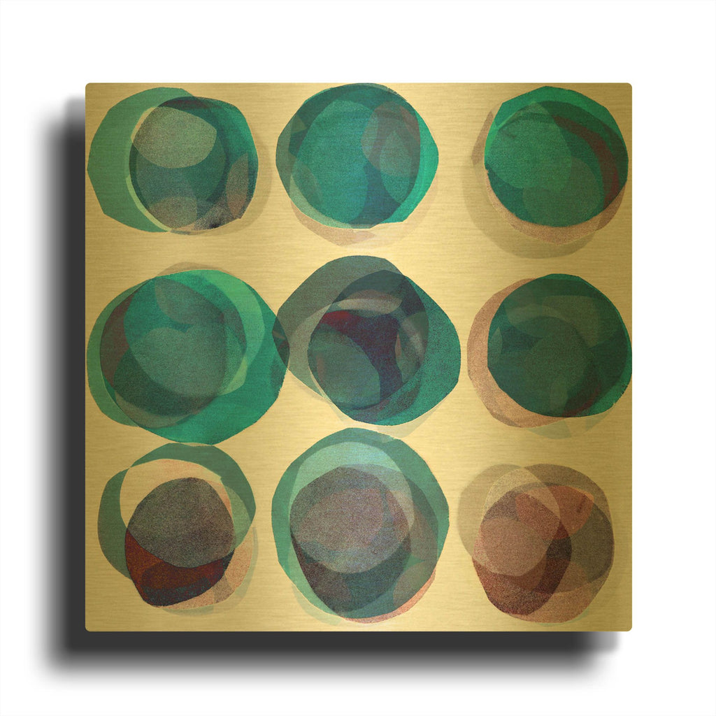 'Fearless' By Lisa Zinna Gold Metal Wall Art