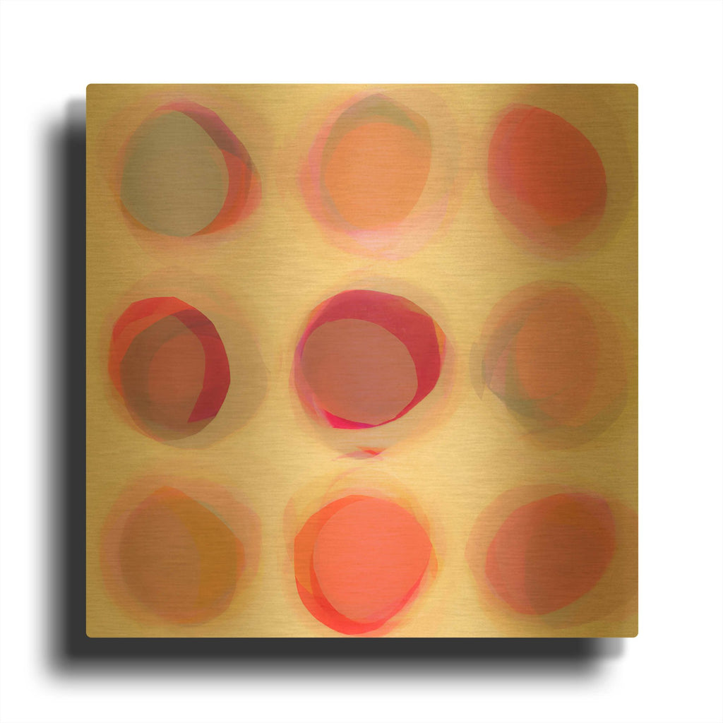 'Happy Go Lucky' By Lisa Zinna Gold Metal Wall Art