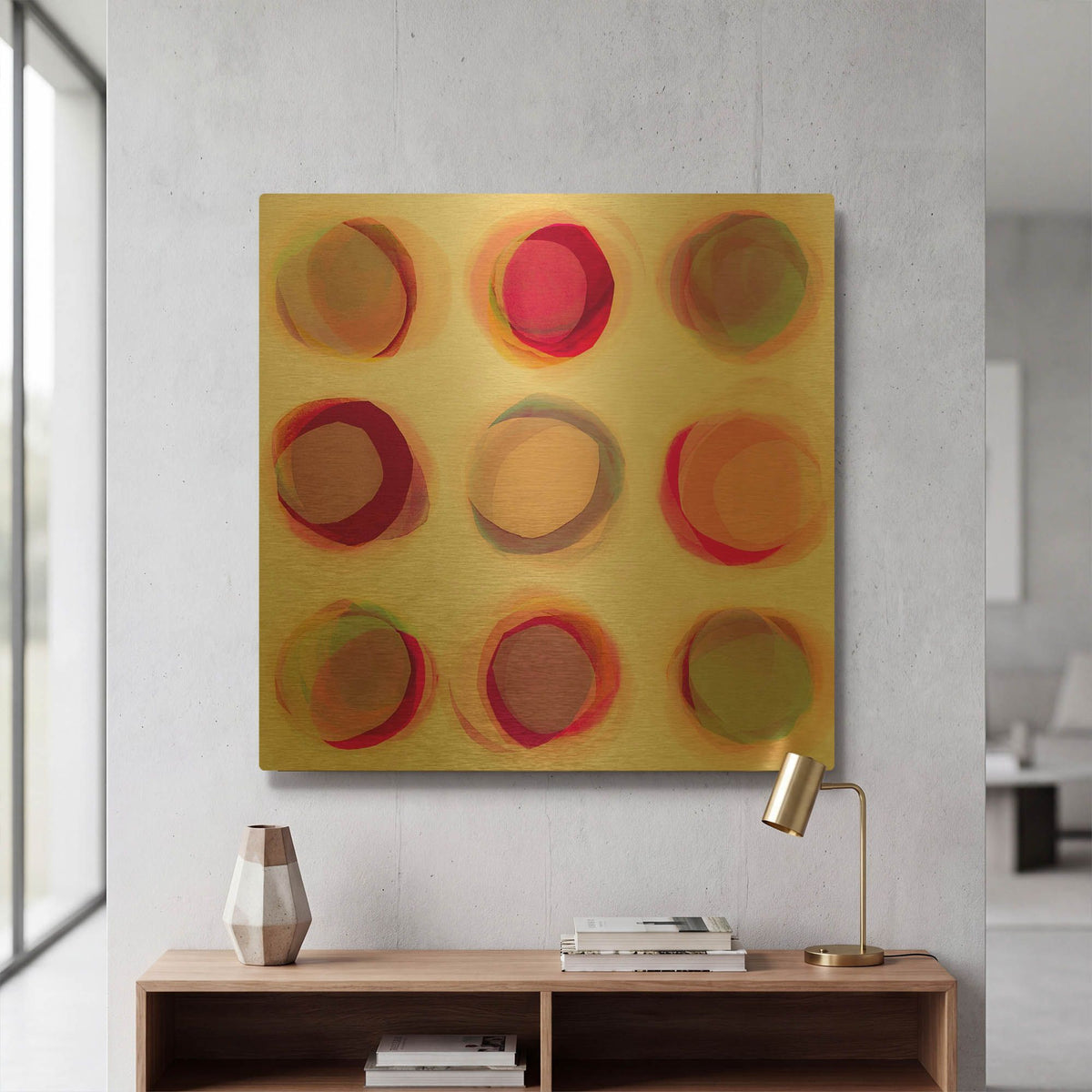 'Looks Like a 10' By Lisa Zinna Gold Metal Wall Art