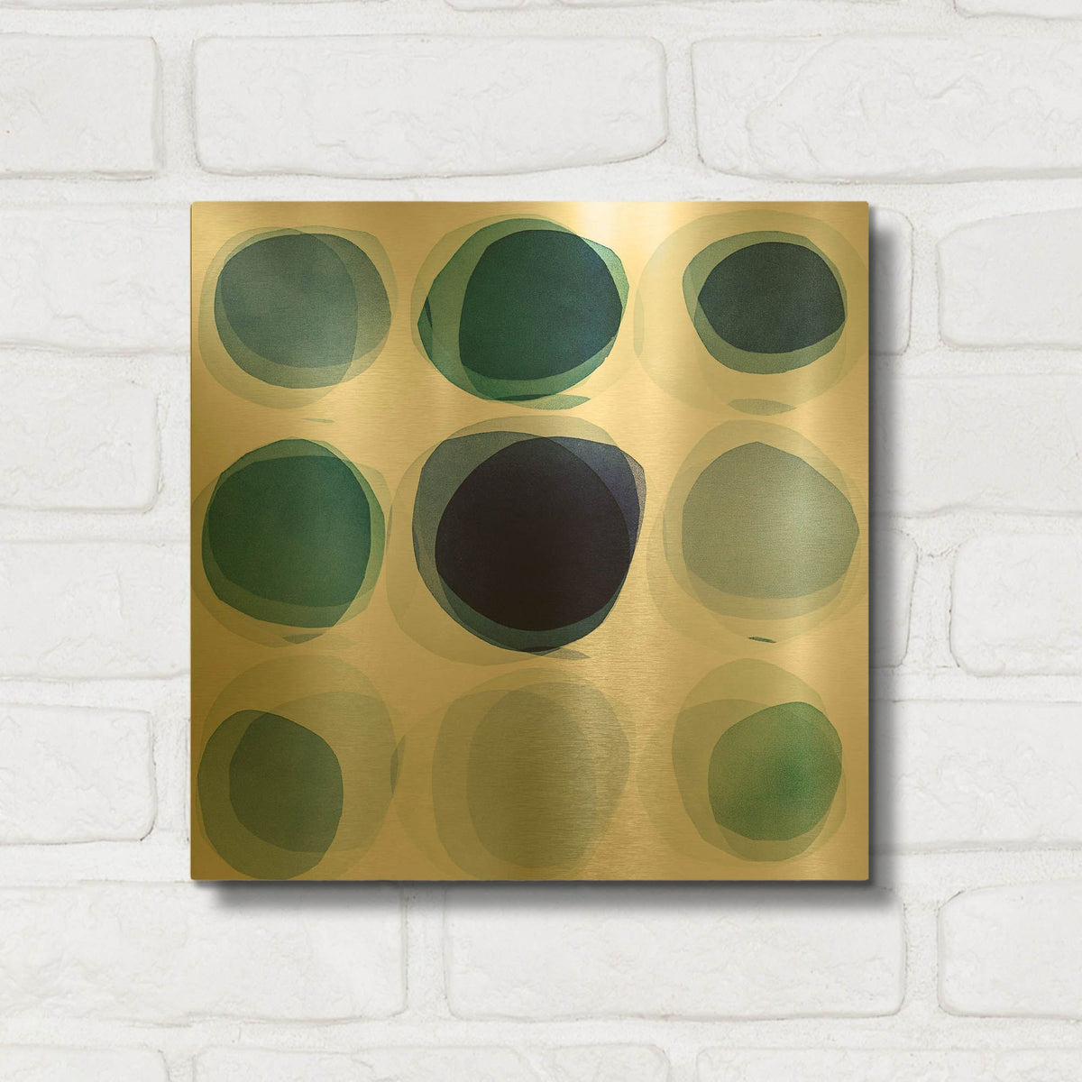 'Stands Out In A Crowd' By Lisa Zinna Gold Metal Wall Art