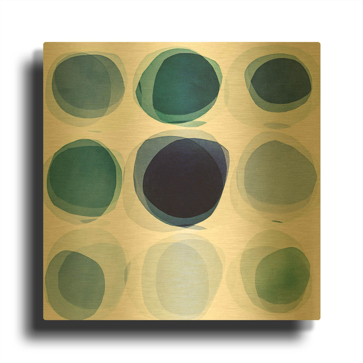 'Stands Out In A Crowd' By Lisa Zinna Gold Metal Wall Art