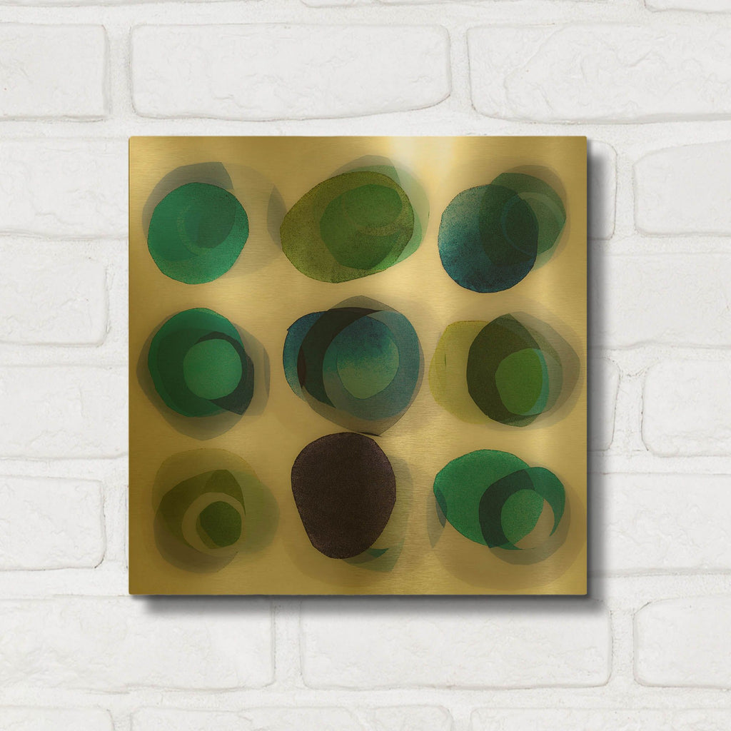 'Athletic' By Lisa Zinna Gold Metal Wall Art