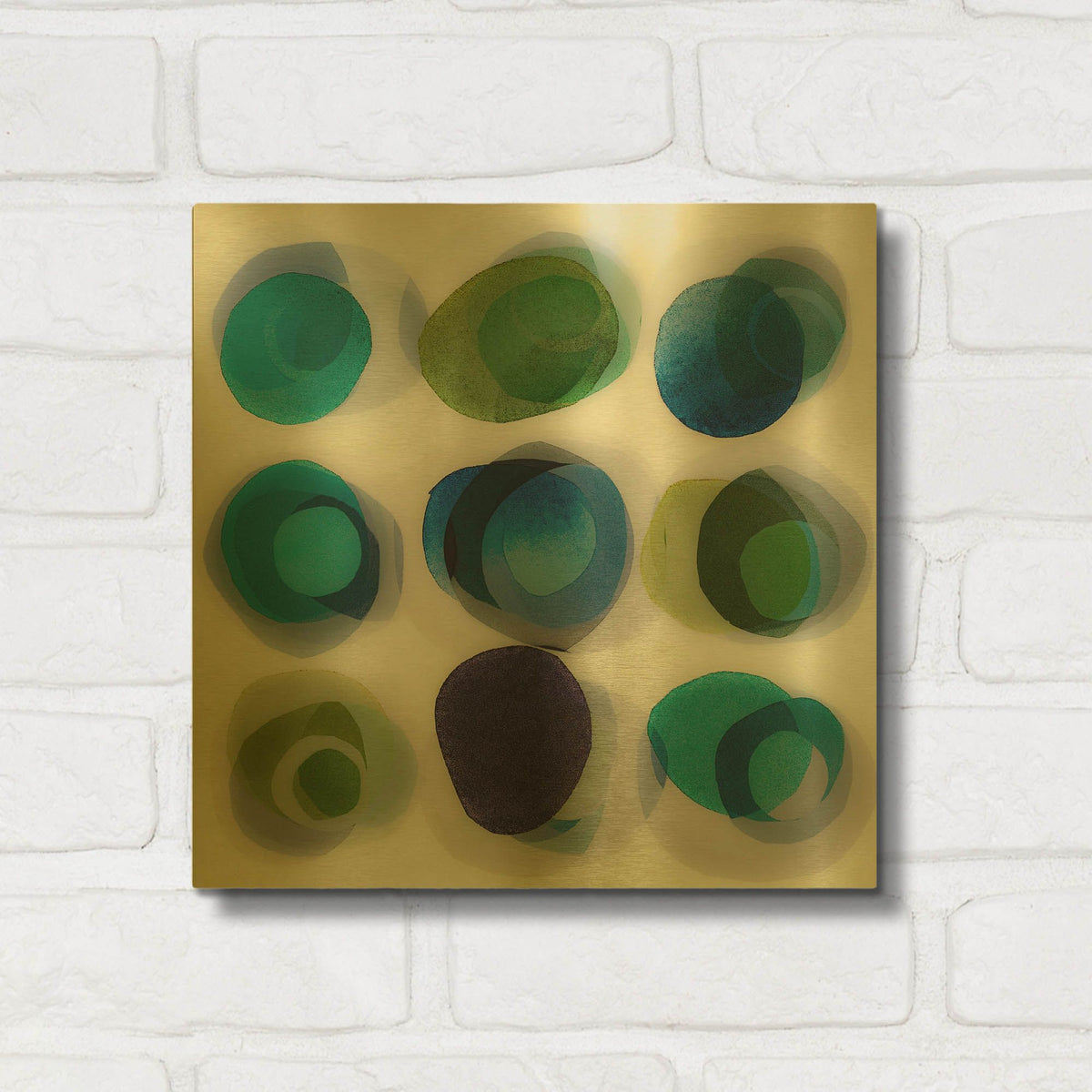 'Athletic' By Lisa Zinna Gold Metal Wall Art