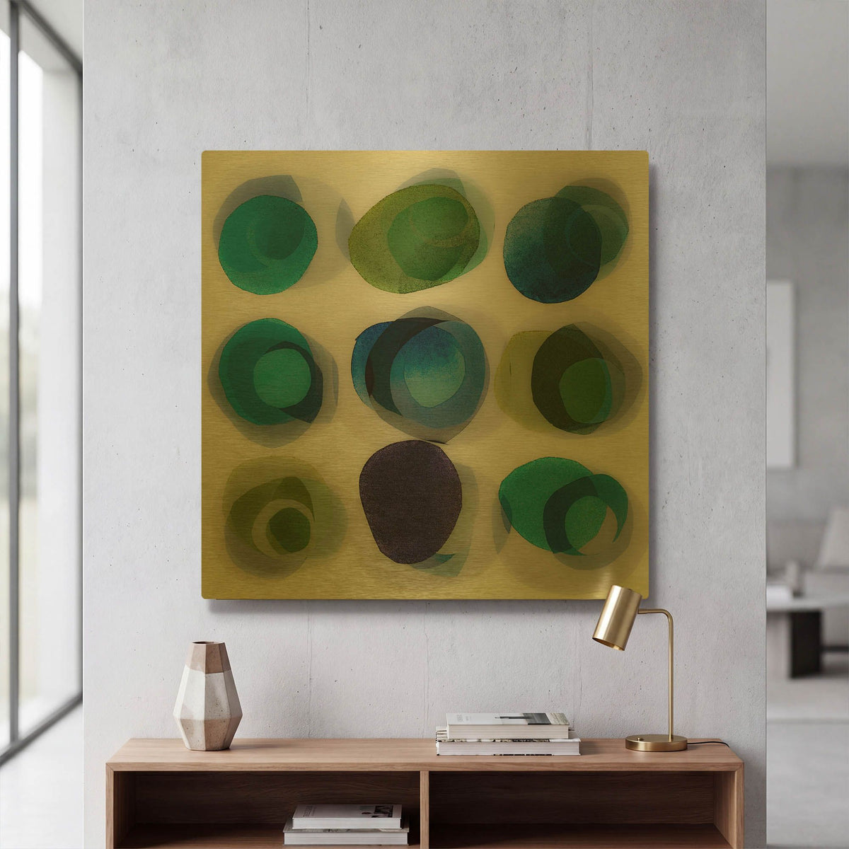 'Athletic' By Lisa Zinna Gold Metal Wall Art