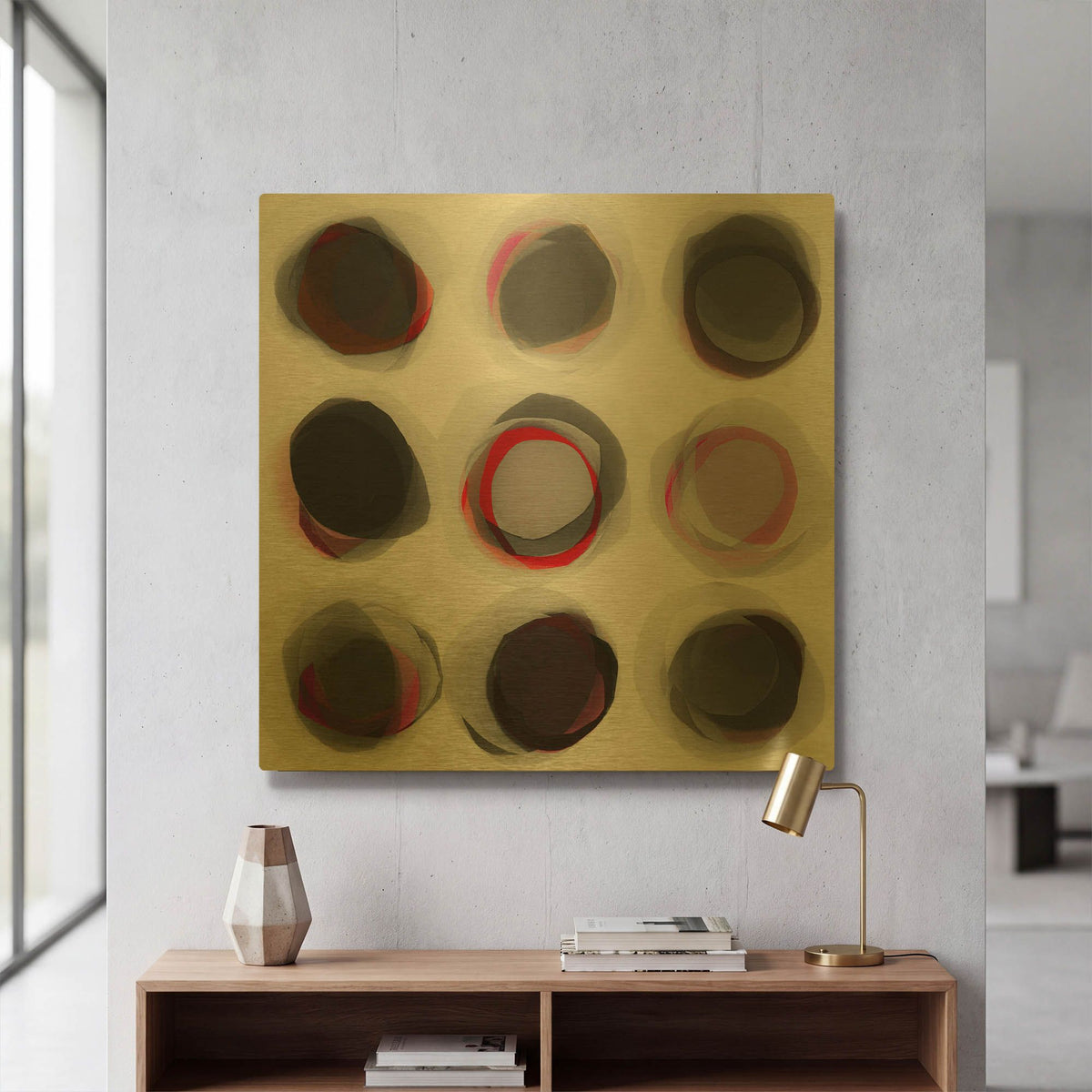 'Bad Girl' By Lisa Zinna Gold Metal Wall Art
