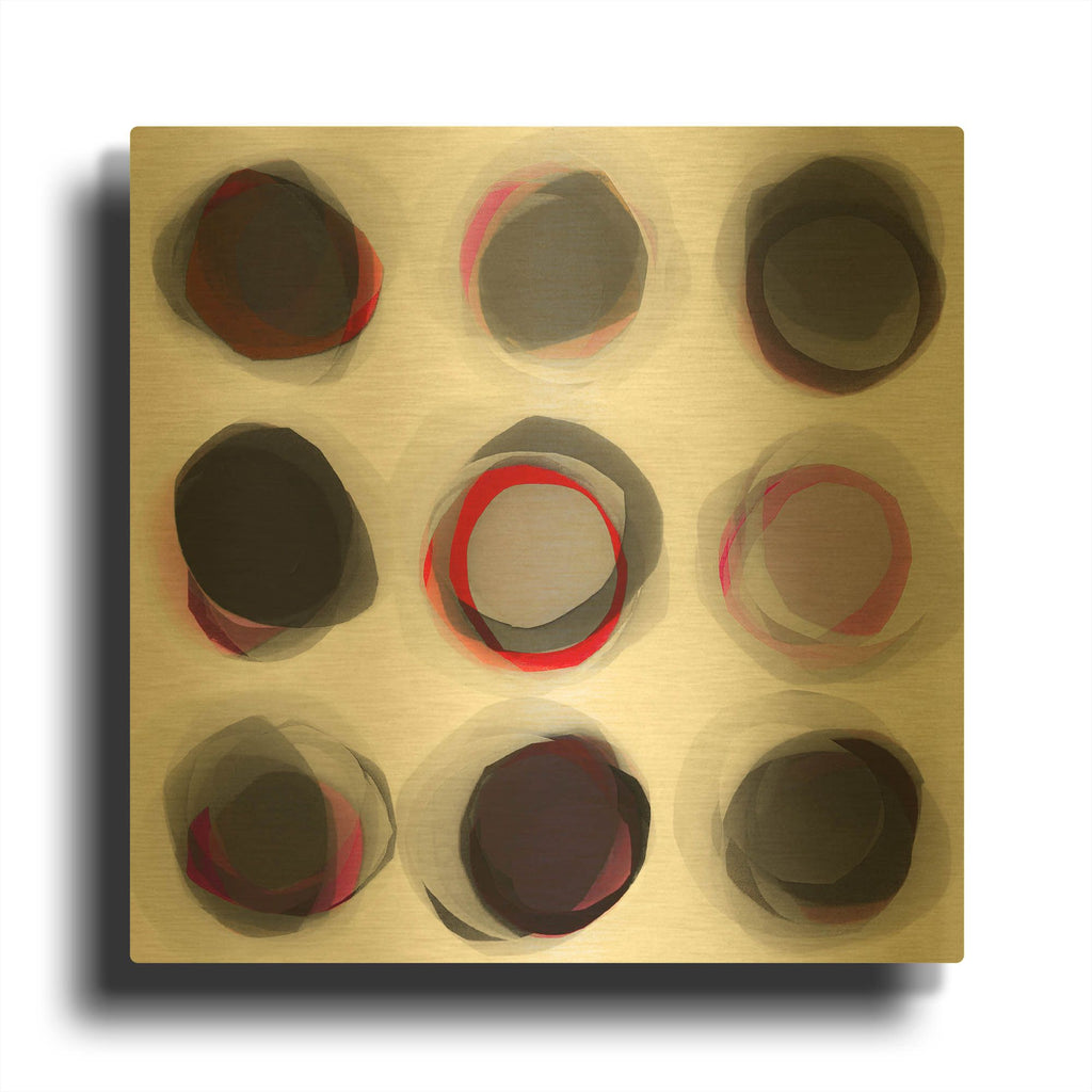 'Bad Girl' By Lisa Zinna Gold Metal Wall Art