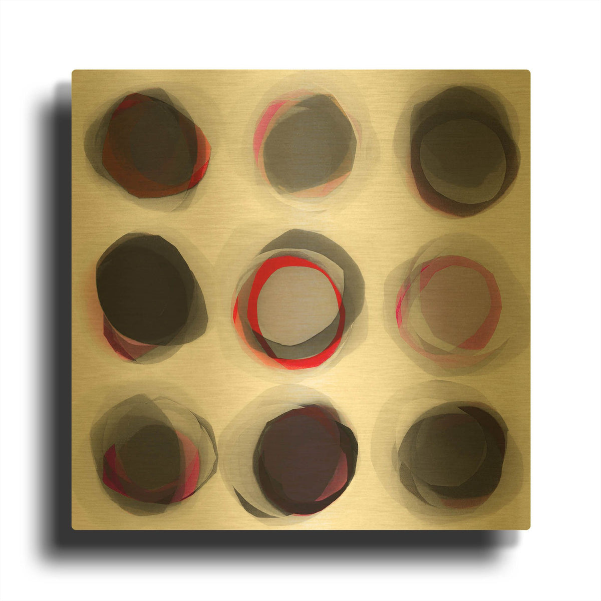 'Bad Girl' By Lisa Zinna Gold Metal Wall Art