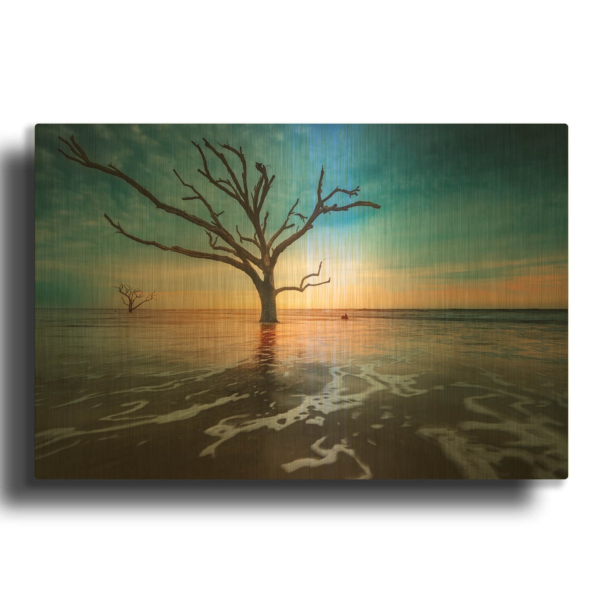 'Resilient' By Rick Berk Gold Metal Wall Art