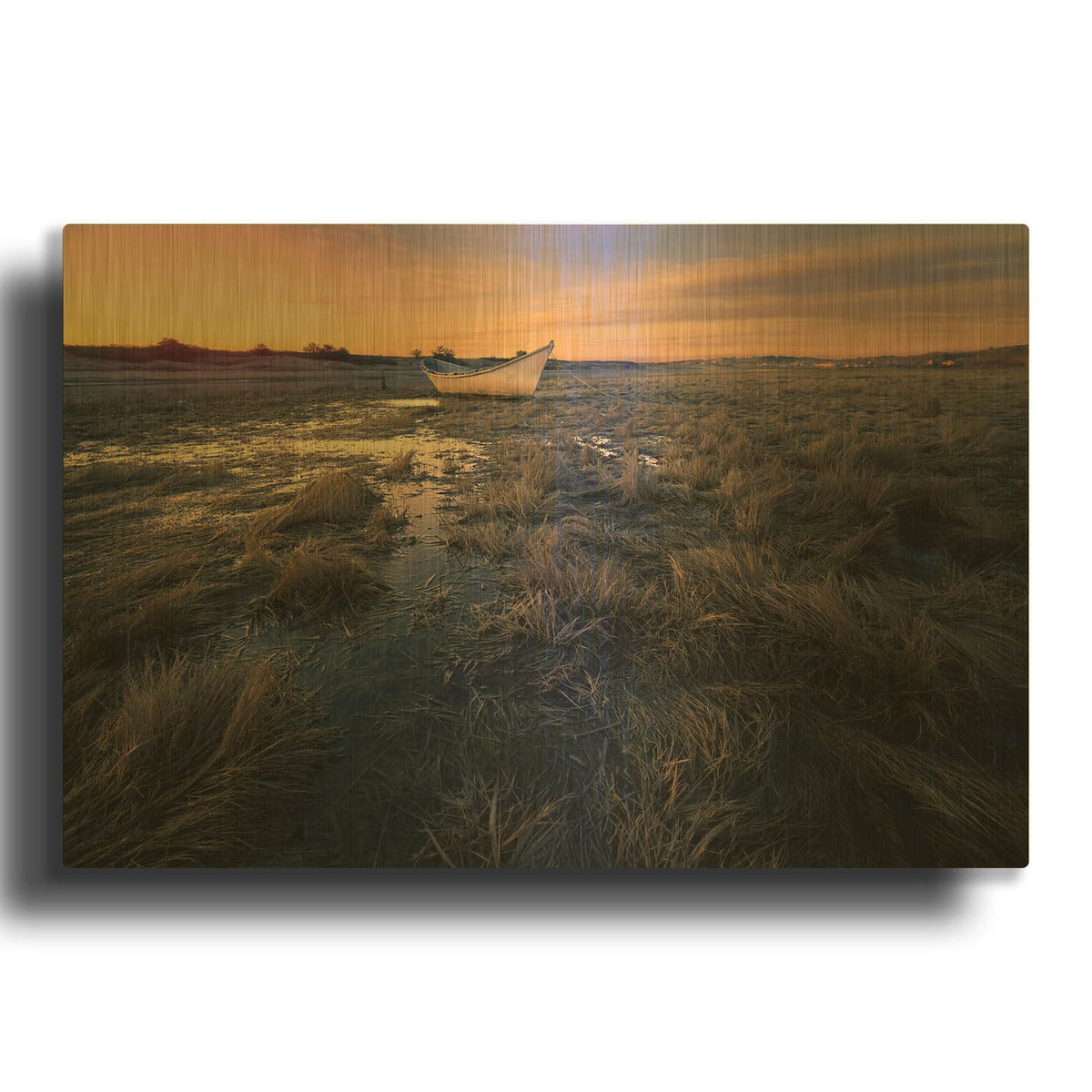 'Morning Dory' By Rick Berk Gold Metal Wall Art
