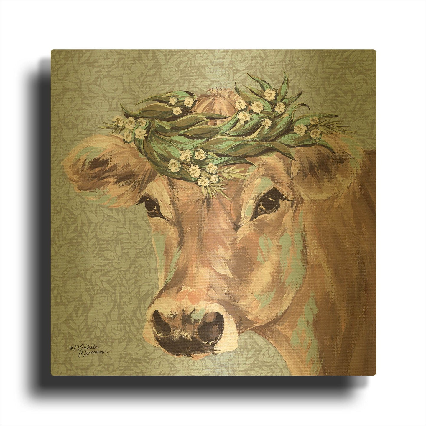 'Josephine' By Michele Norman Gold Metal Wall Art