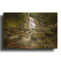 'Moss Glen Falls' By Rick Berk Gold Metal Wall Art