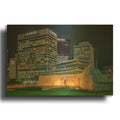 'Sungnyemun At Night' By Rick Berk Gold Metal Wall Art