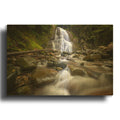'Moss Glen Falls II' By Rick Berk Gold Metal Wall Art