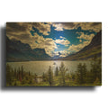 'Saint Mary Lake' By Rick Berk Gold Metal Wall Art